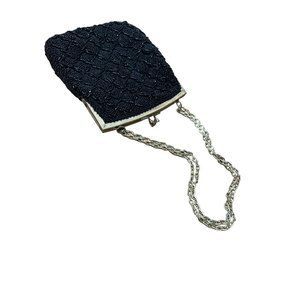 Vintage Fine Arts Bags Made in Hong Kong Evening Bag Beaded Purse